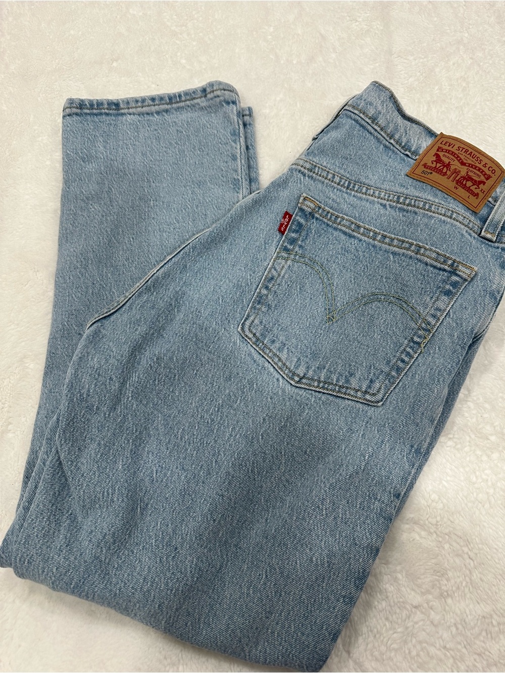Levi's Light Wash women’s Straight Jeans 501
